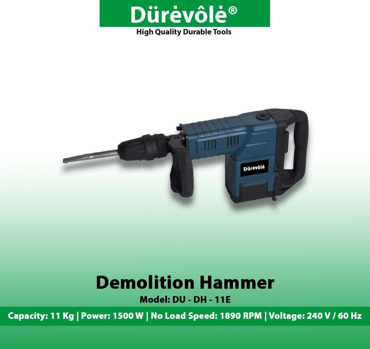 Demolition Hammer 11kg